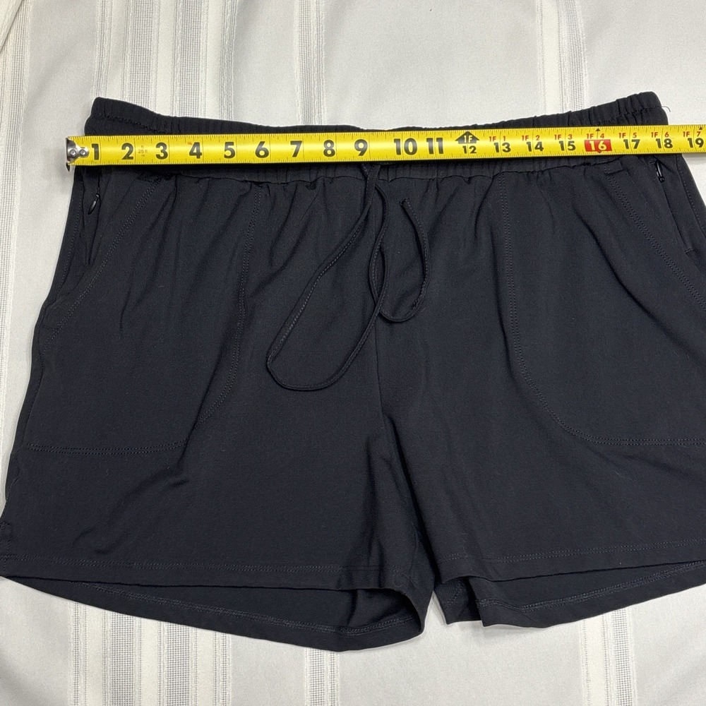 Womans XL Shorts Black Cynthia Rowley Bike Running - Picture 2 of 15